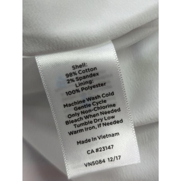 Talbots Size 10 Womens Floral Garden Party Sleeveless Cotton Stretch Dress - Picture 7 of 12